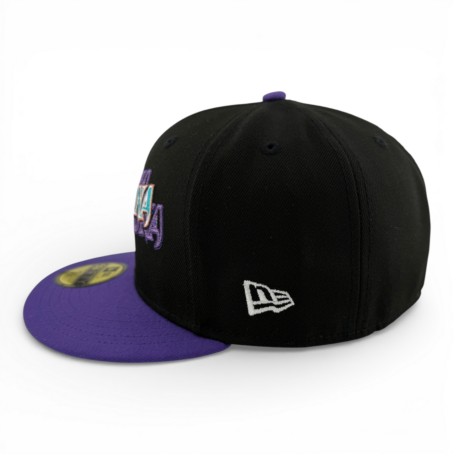 New Era Arizona Diamondbacks MLB Shadow Stitch Logo Purple 59FIFTY Fitted Hat