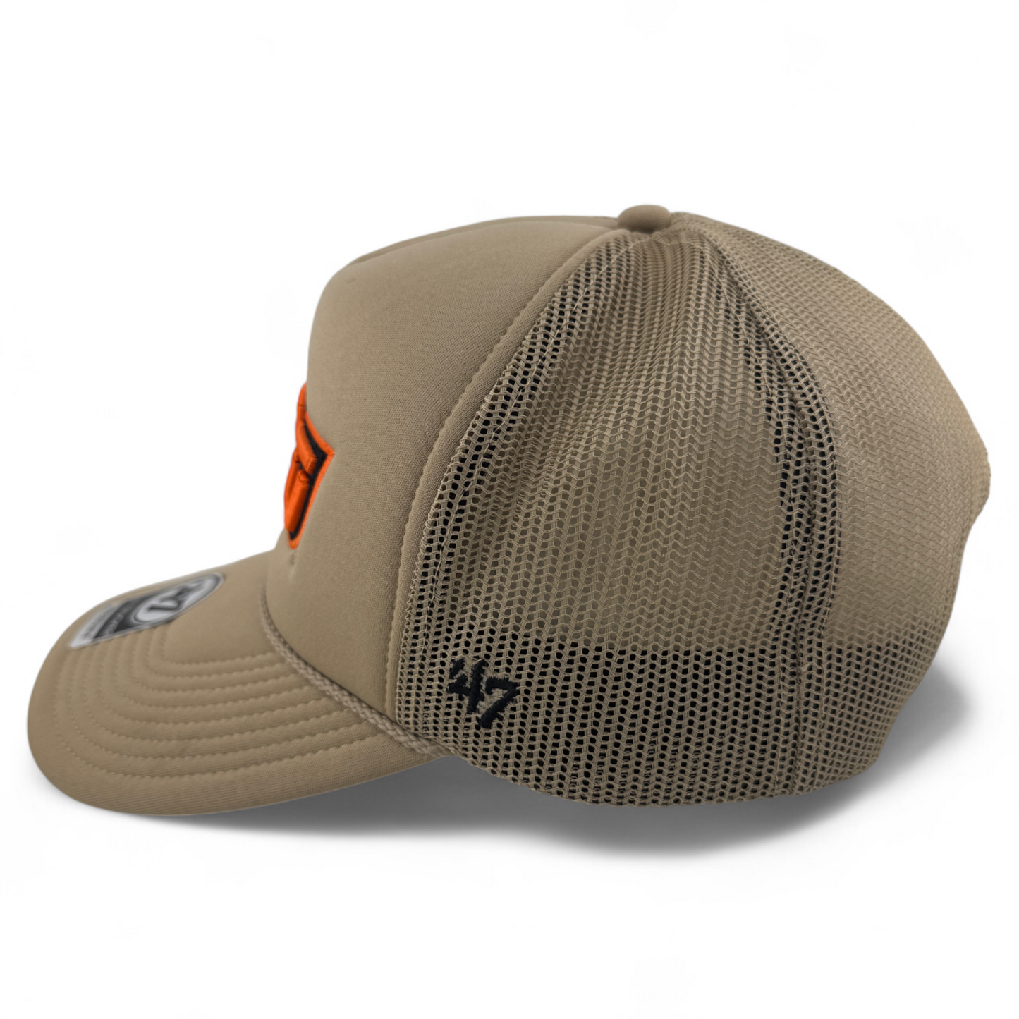 '47 Brand Oklahoma State University Cowboys Trucker Rope A-Frame Snapback Hat