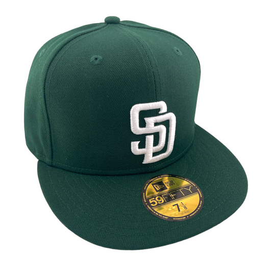 New Era San Diego Padres Dark Green Pack Hunter/Grey UV MLB 59FIFTY Fitted Hat Cap