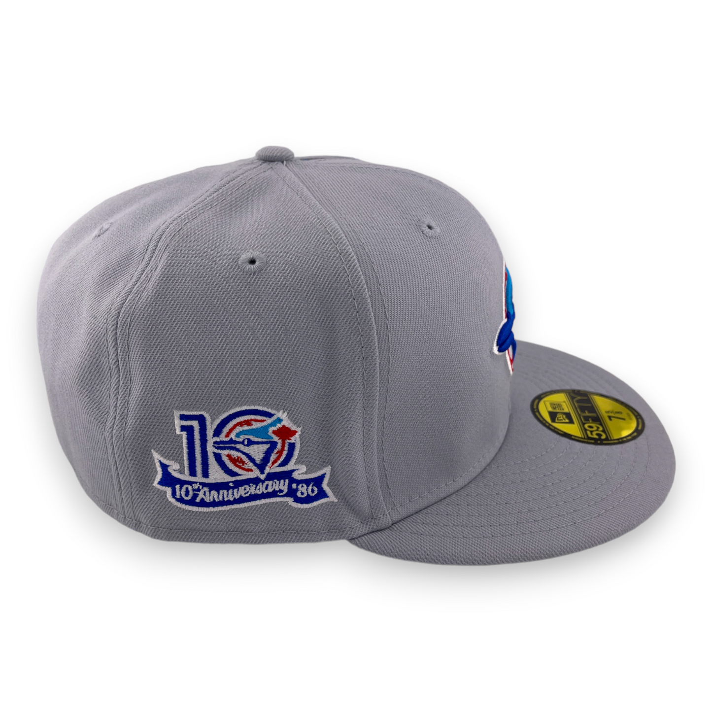 New Era Toronto Blue Jays 10th Anniversary Patch Grey/Tie Dye UV 59FIFTY Hat Cap