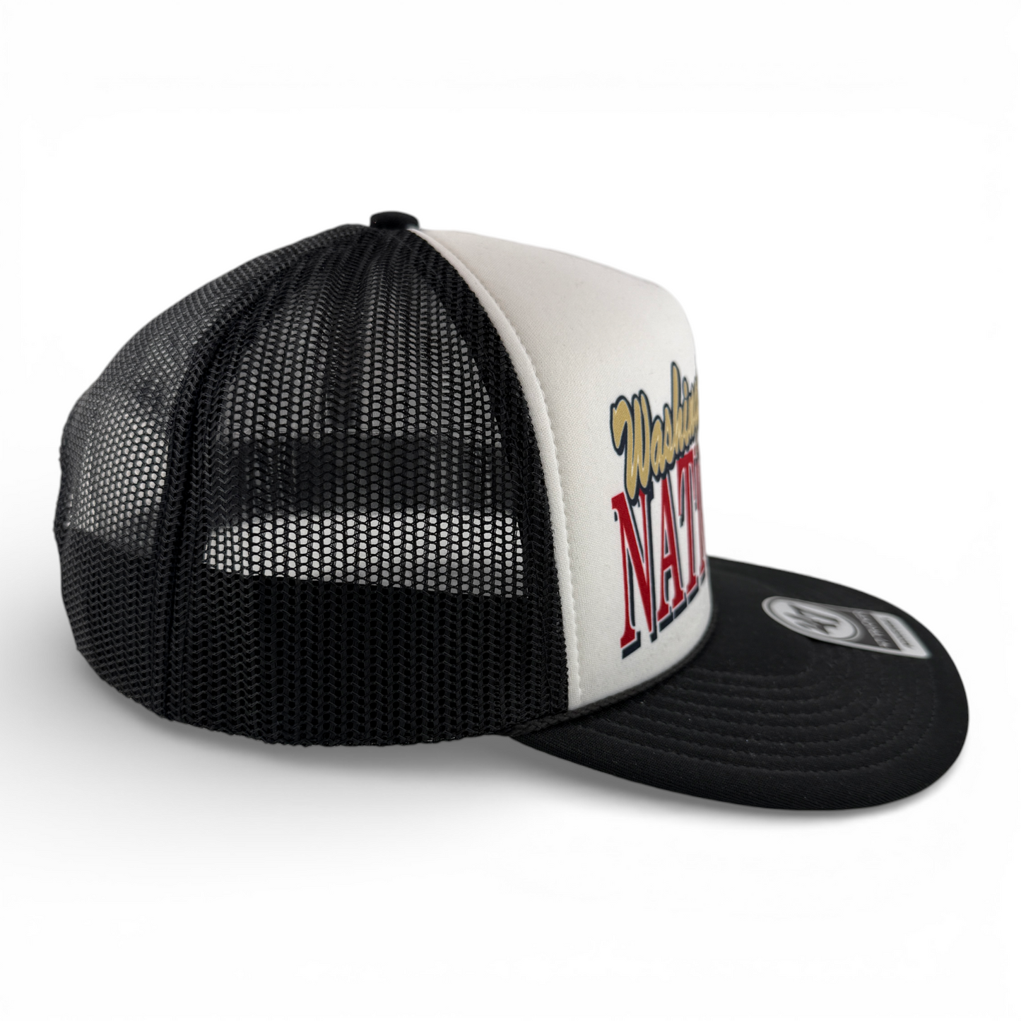 '47 Brand Washington Nationals MLB Creedence Foam Trucker Mesh Back Snapback Hat