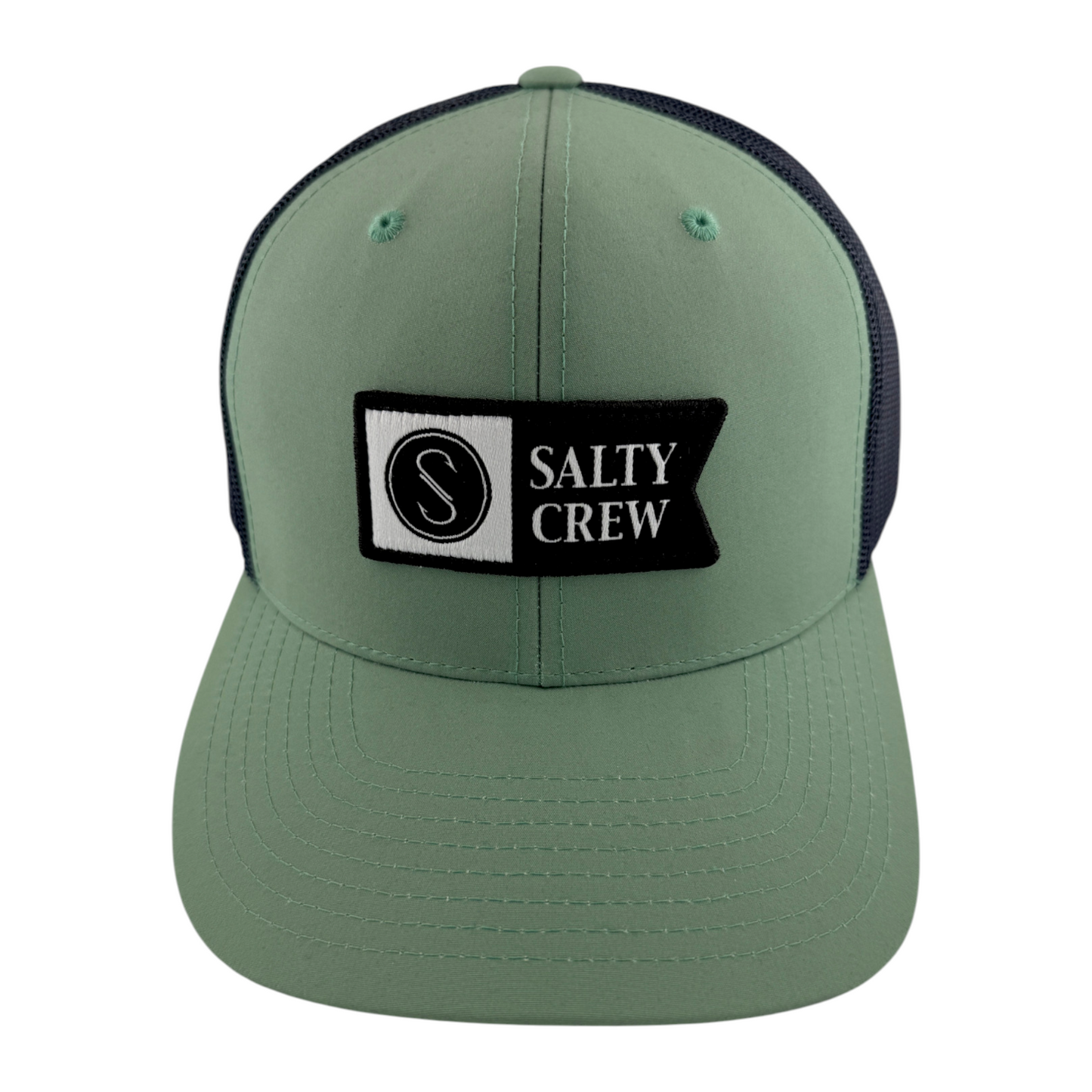 Salty Crew Pinnacle 2 Retro Sea Foam Mesh back Trucker SnapBack Adjustable Hat