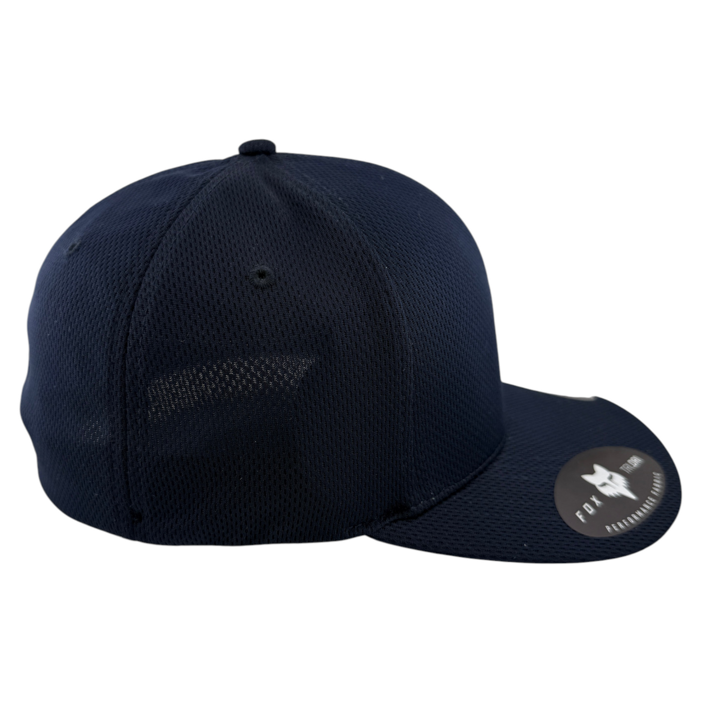 Fox Racing Fox Head Tech Logo Navy Blue Sport Neo Mesh Stretch Flex Fit Hat Cap