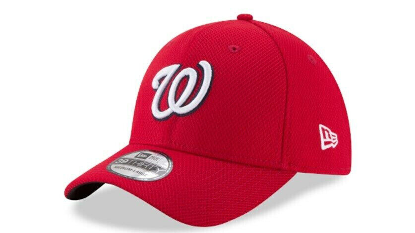 New Era Washington Nationals Red Diamond Era Logo MLB 39Thirty Hat Cap