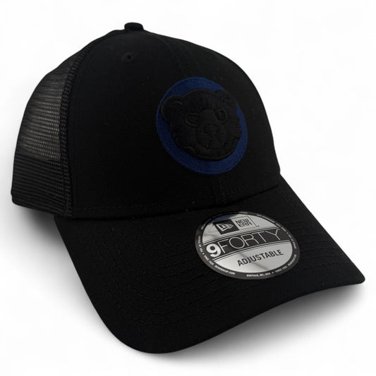 New Era Chicago Cubs MLB Mesh Back Trucker 9Forty Snapback Adjustable Hat Cap