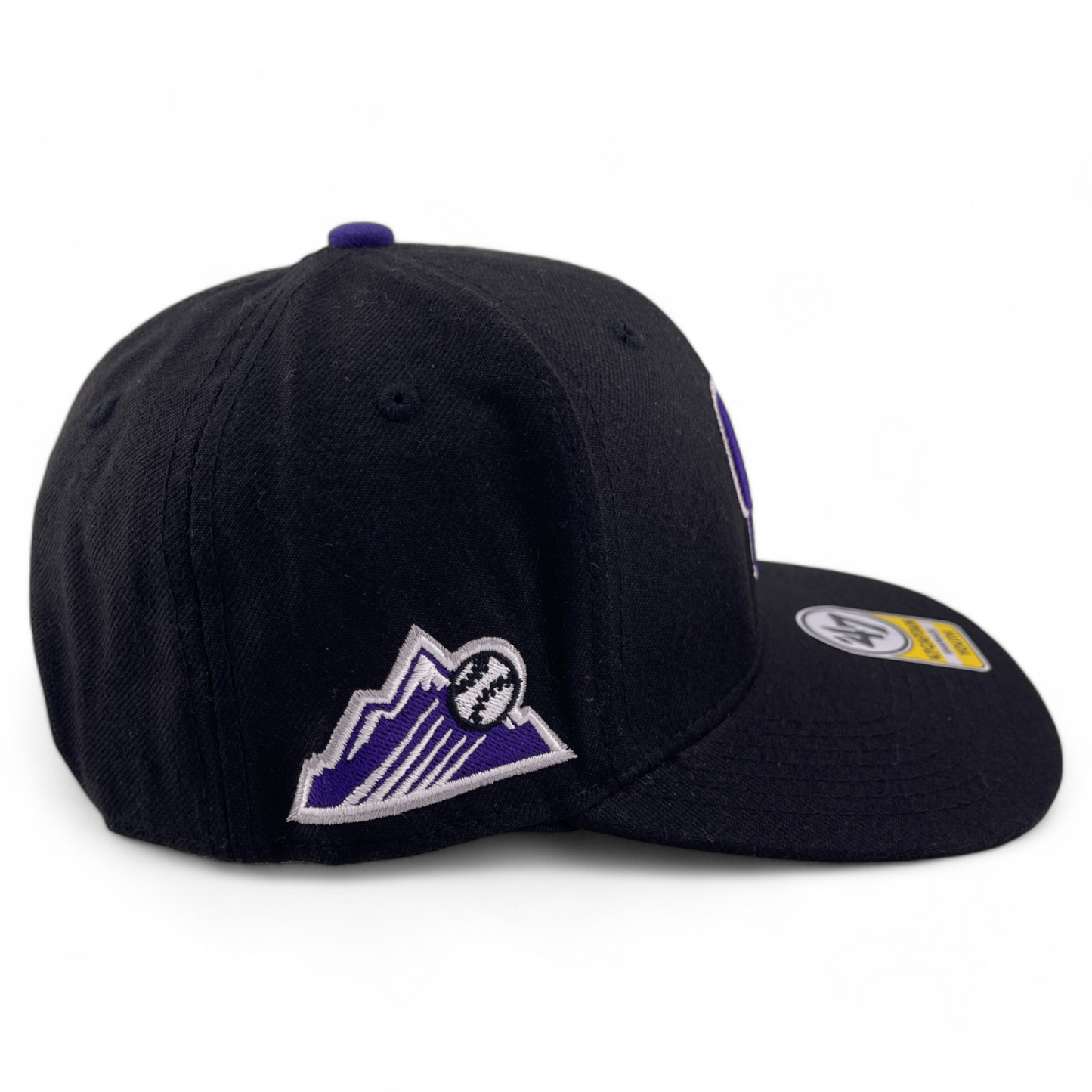 '47 Brand Colorado Rockies Sure Shot Captain Adjustable Snapback Hat Cap Youth