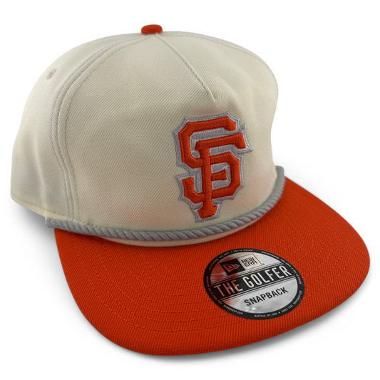 New Era San Francisco Giants City Golfer Rope A-Frame Snapback Adjustable Hat