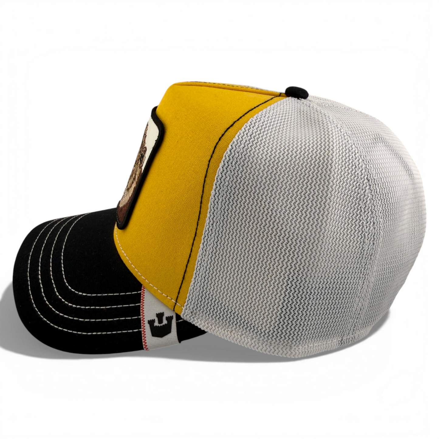 Goorin Bros The King Lion Yellow Farm Mesh Trucker Snapback Adjustable Hat Cap