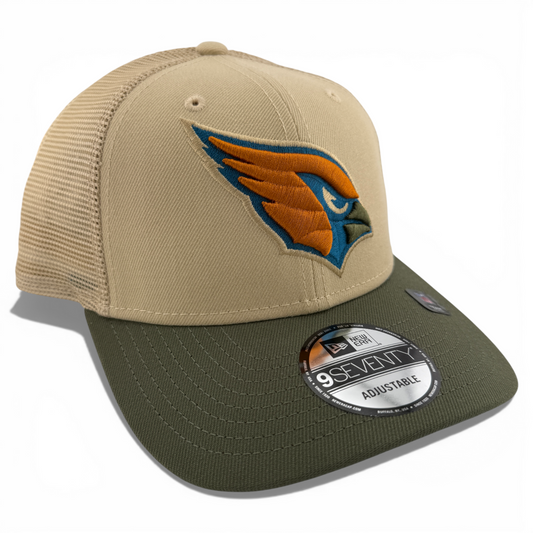 New Era Arizona Cardinals NFL 2-Tone Tan/Olive 9Seventy Adjustable Hat Cap