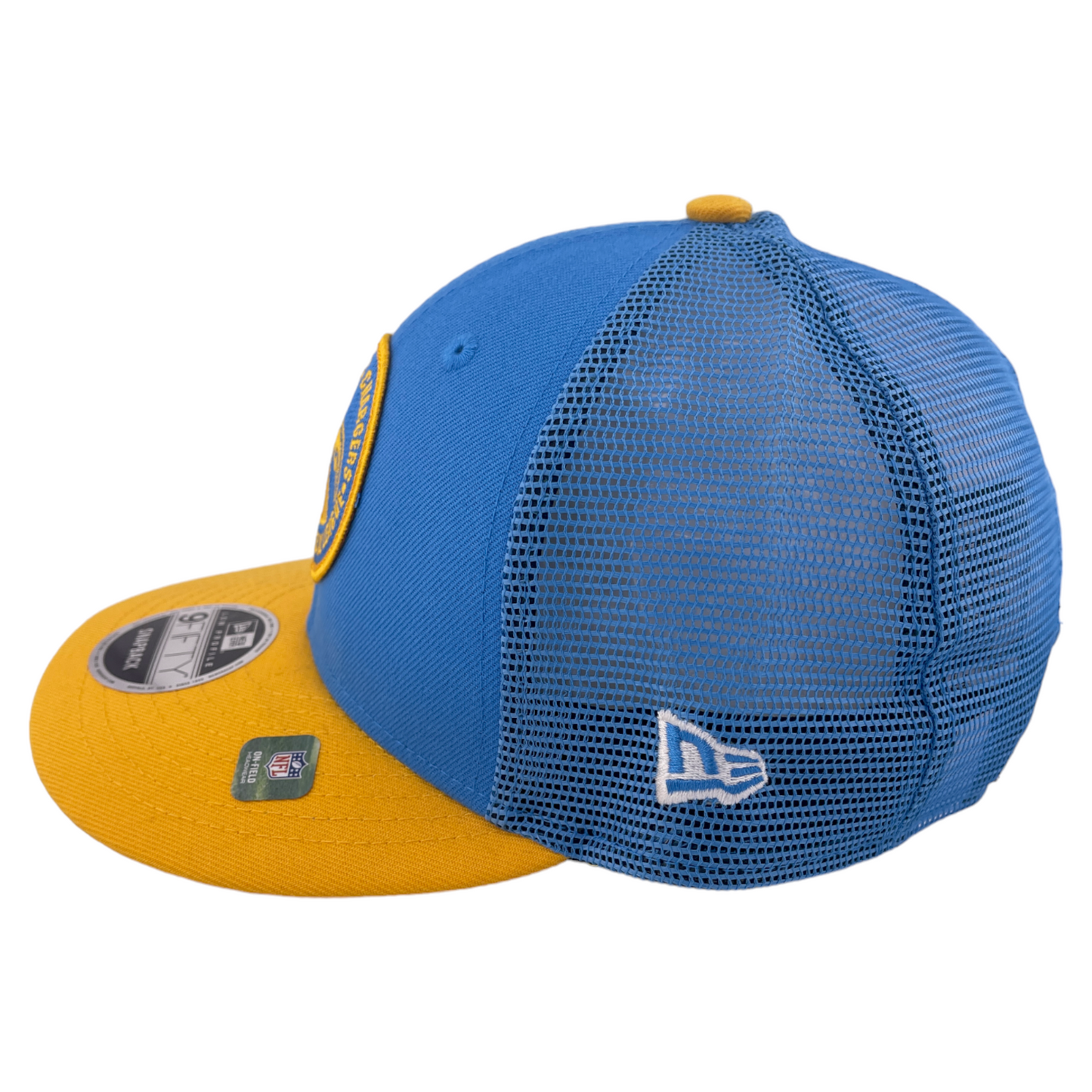 ~NEW DROP~ New Era Los Angeles Chargers 2023 Sideline 9FIFTY Low Profile Mesh Snapback Hat