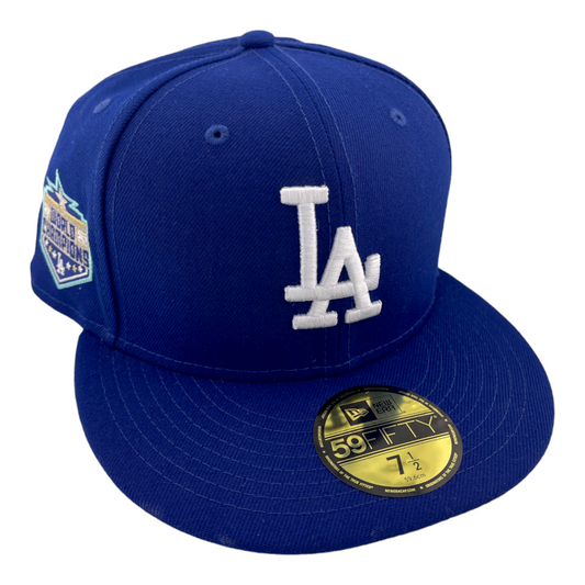 New Era Los Angeles Dodgers 2020 World Champions League UV Logo 59FIFTY Hat Cap