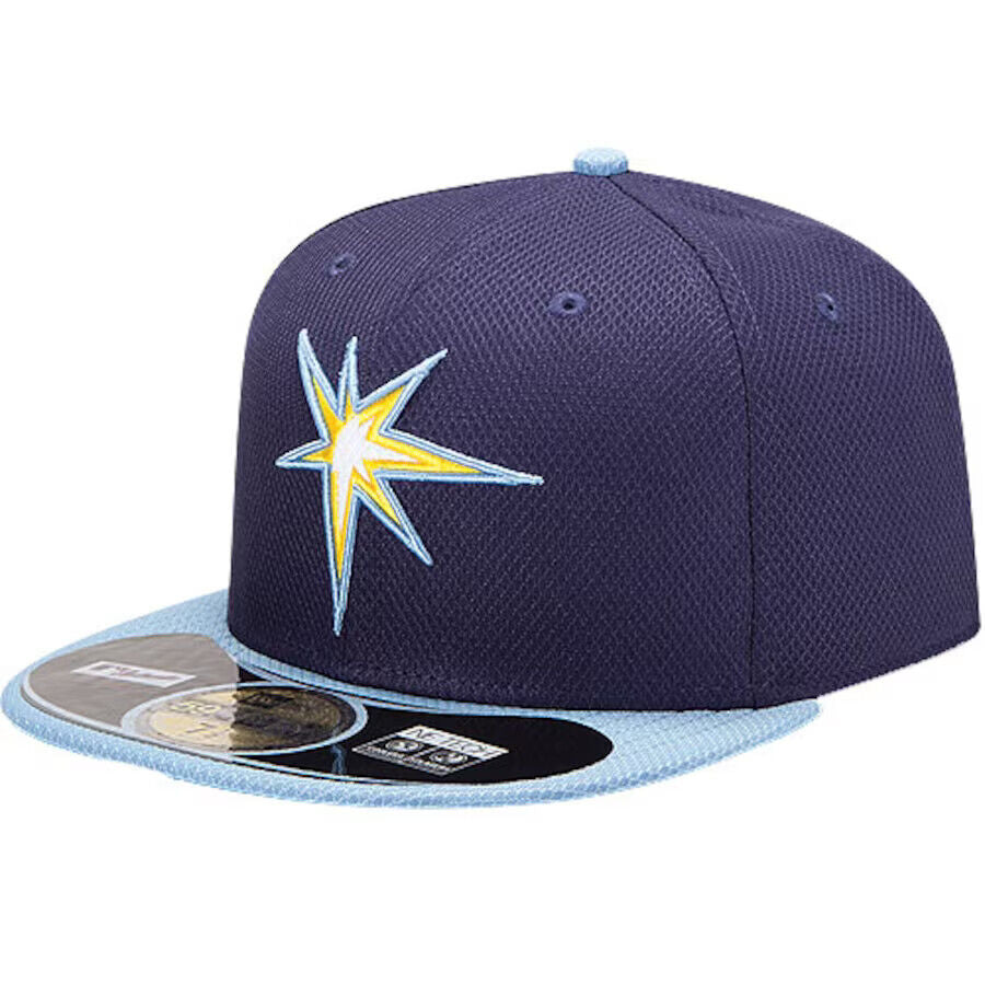 New Era Tampa Bay Rays Diamond Era 2022 MLB Blue/Light Blue 59FIFTY Fitted Hat Cap