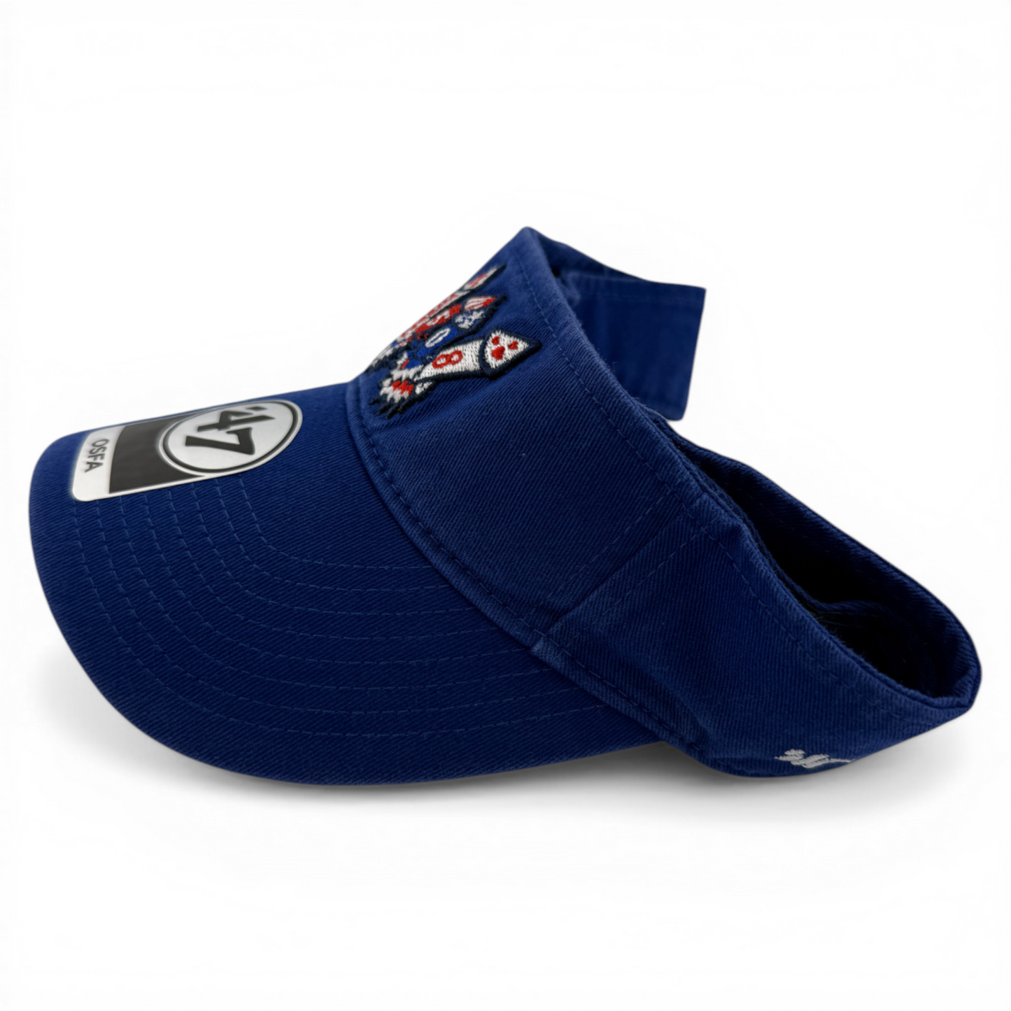 '47 Brand Los Wepas de Worcester Wepa 508 Blue Rocket Adjustable Golf Visor Hat