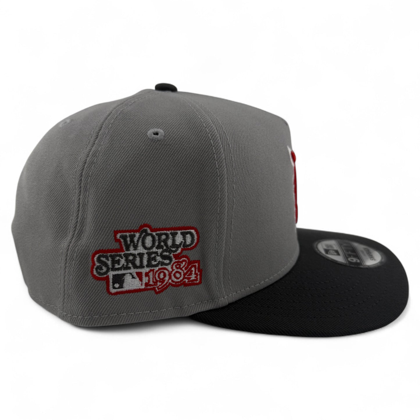 New Era Detroit Tigers MLB Grey A-Frame 9FIFTY Snapback Adjustable Hat Cap