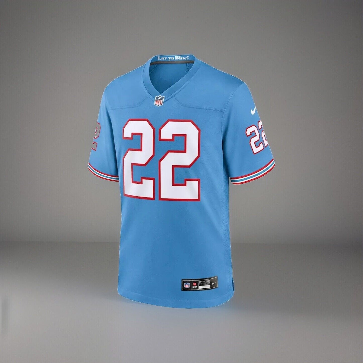 Nike Derrick Henry #22 Houston Oilers Tennessee Titans On Field Dri-FIT Jersey Men’s Sizes