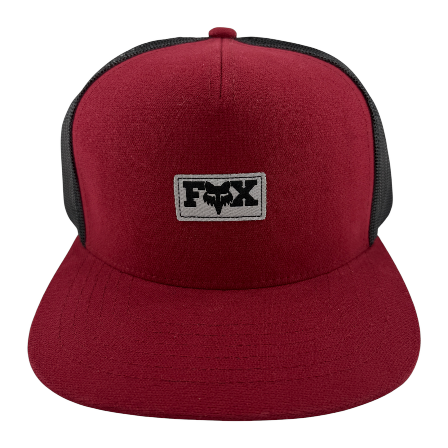Fox Racing FHEADX Head A-Frame Maroon Mesh Trucker Adjustable Snapback Hat Cap