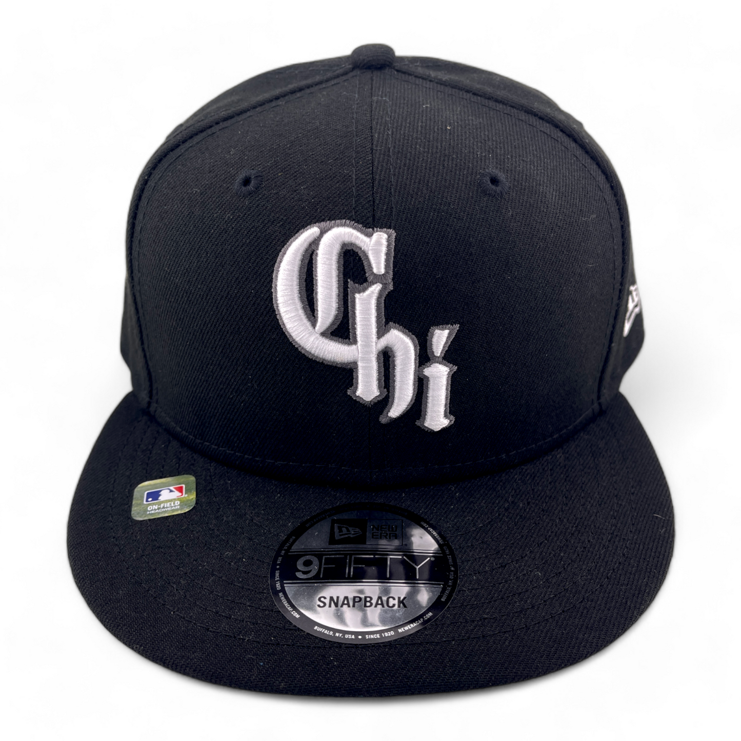 New Era Chicago White Sox MLB Chi Logo City Connect Off 9Fifty Snapback Hat Cap