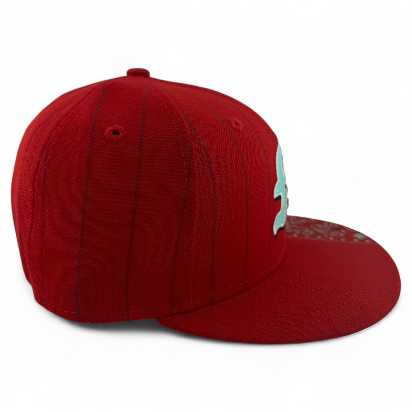 New Era Diablos Rojos del México LMB Pinstripe Bandana 59FIFTY Fitted Hat Cap