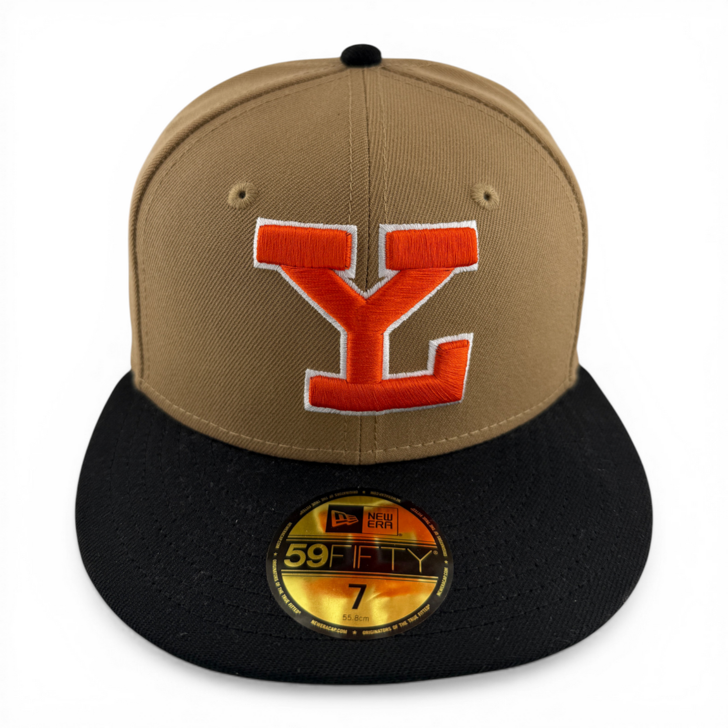 New Era Leones de Yucatán LMB Mexican League Tan Khaki 59Fifty Fitted Hat Cap