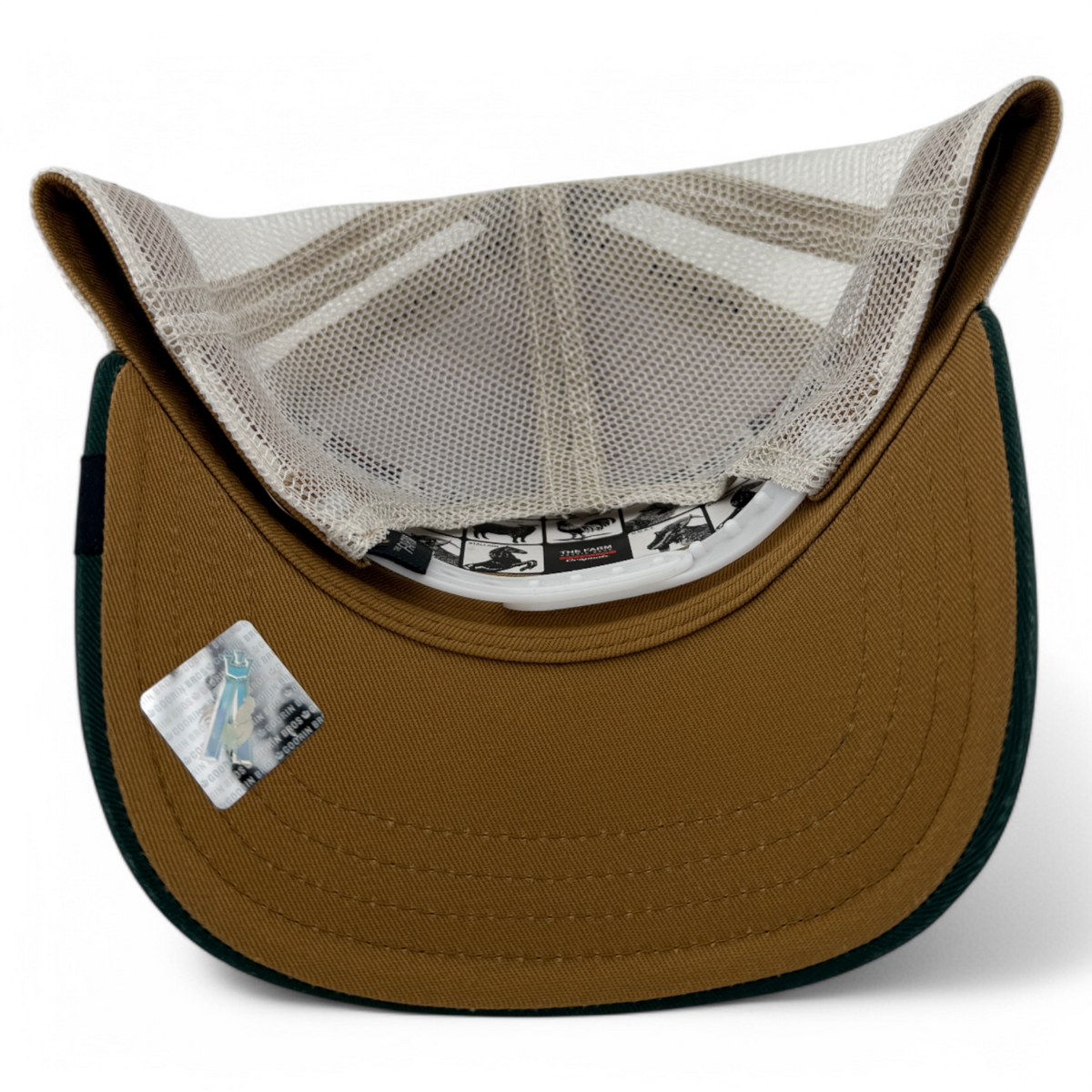 Goorin Bros The Cash Cow Farm Yellow/Green Trucker Adjustable Snapback Hat Cap