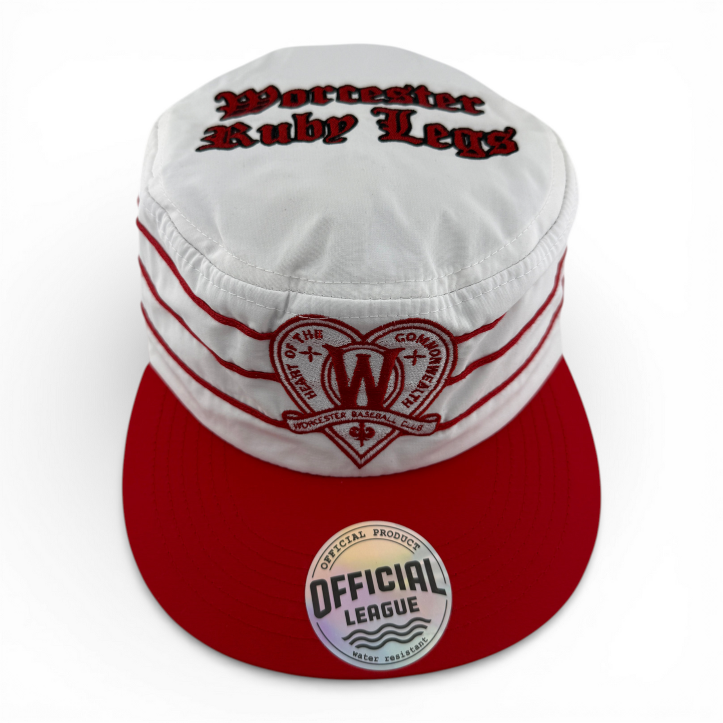 Worcester Red Sox WooSox Ruby Legs Pillbox Painters Pill Snapback Adjustable Hat