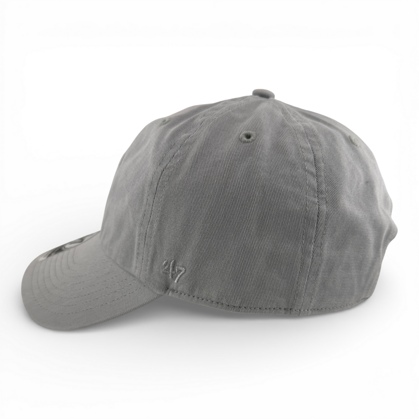 '47 Brand Milwaukee Brewers MLB Storm Tonal Grey Clean Up Adjustable Dad Hat Cap