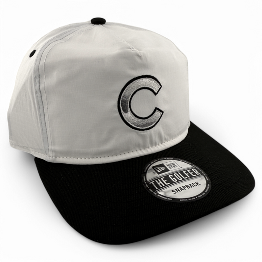 New Era Chicago Cubs MLB The Golfer Chrome Logo A-Frame Snapback Adjustable Hat
