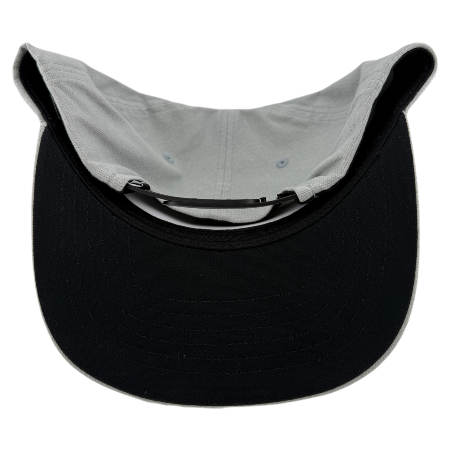Fox Racing Fox Head Logo Grey/Black A-Frame Adjustable Snapback Hat Cap