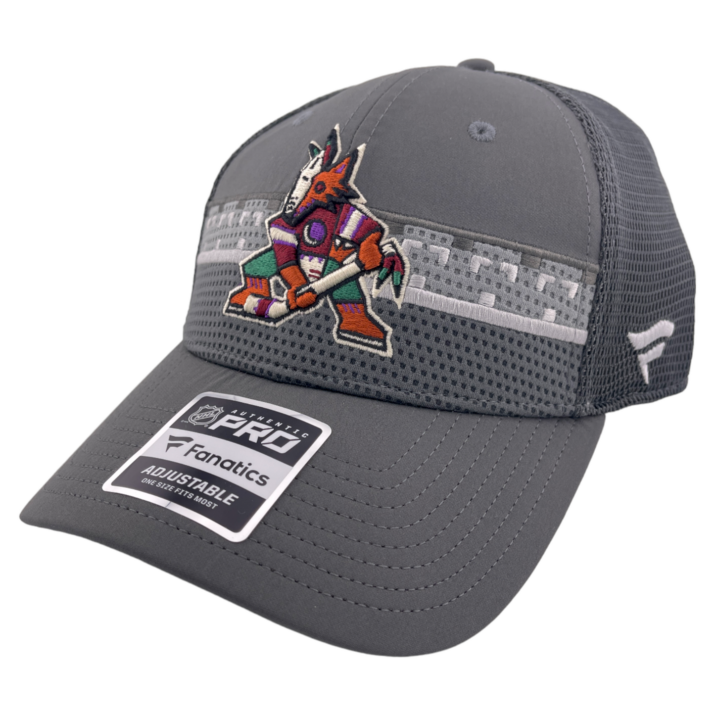 Fanatics Arizona Coyotes NHL Pro Home Ice Mesh Back Snapback Adjustable Hat Cap