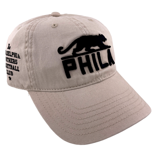 Physical Culture Philadelphia Panthers Black Fives NLB Adjustable Dad Hat Cap