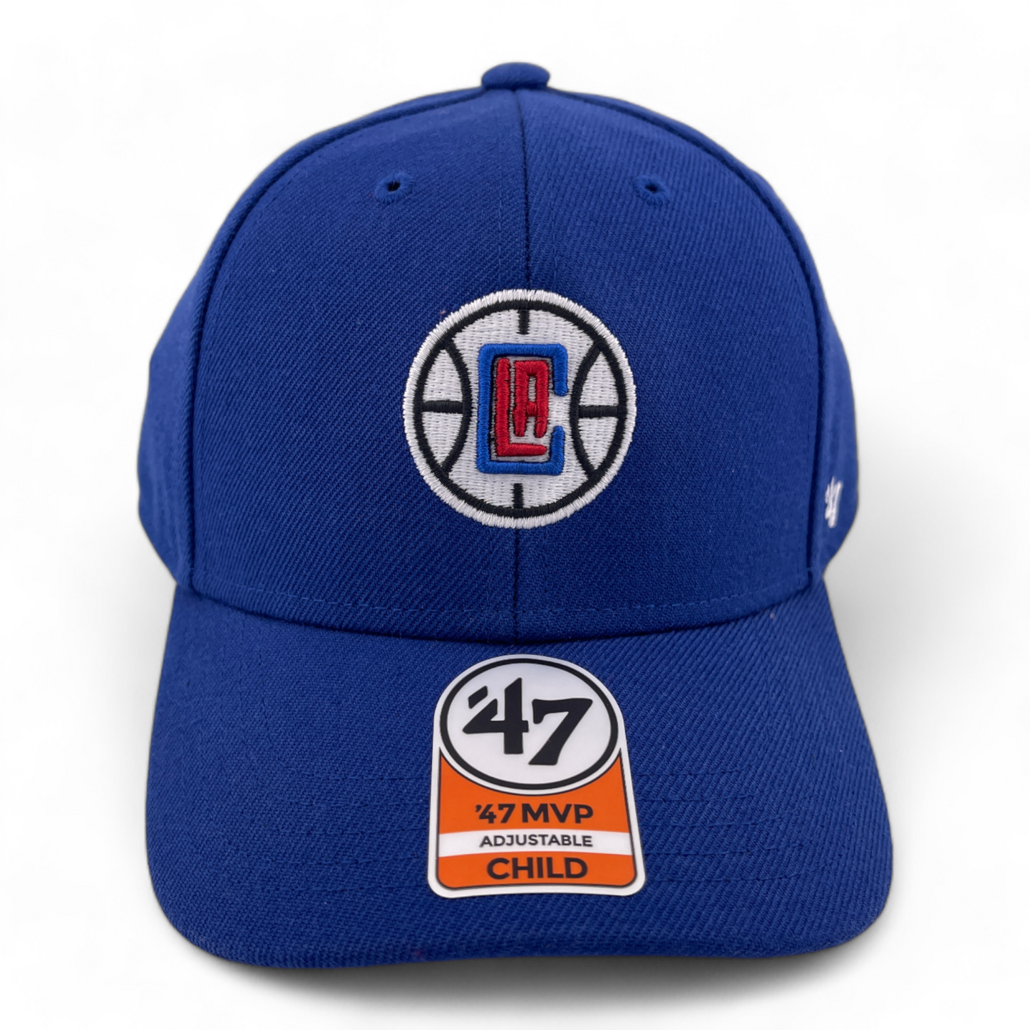 `47 Brand Los Angeles Clippers NBA Blue MVP Adjustable Hat Cap Kids Child Youth