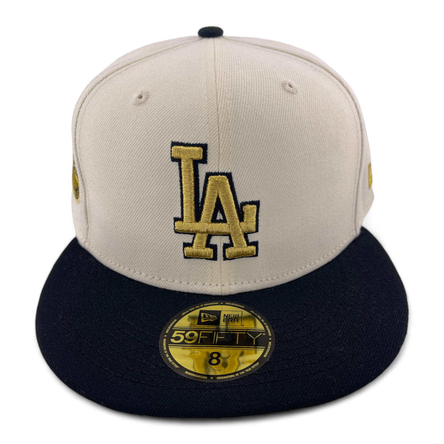 New Era Los Angeles Dodgers MLB City Icon Pack Ivory 50th 59Fifty Fitted Hat Cap