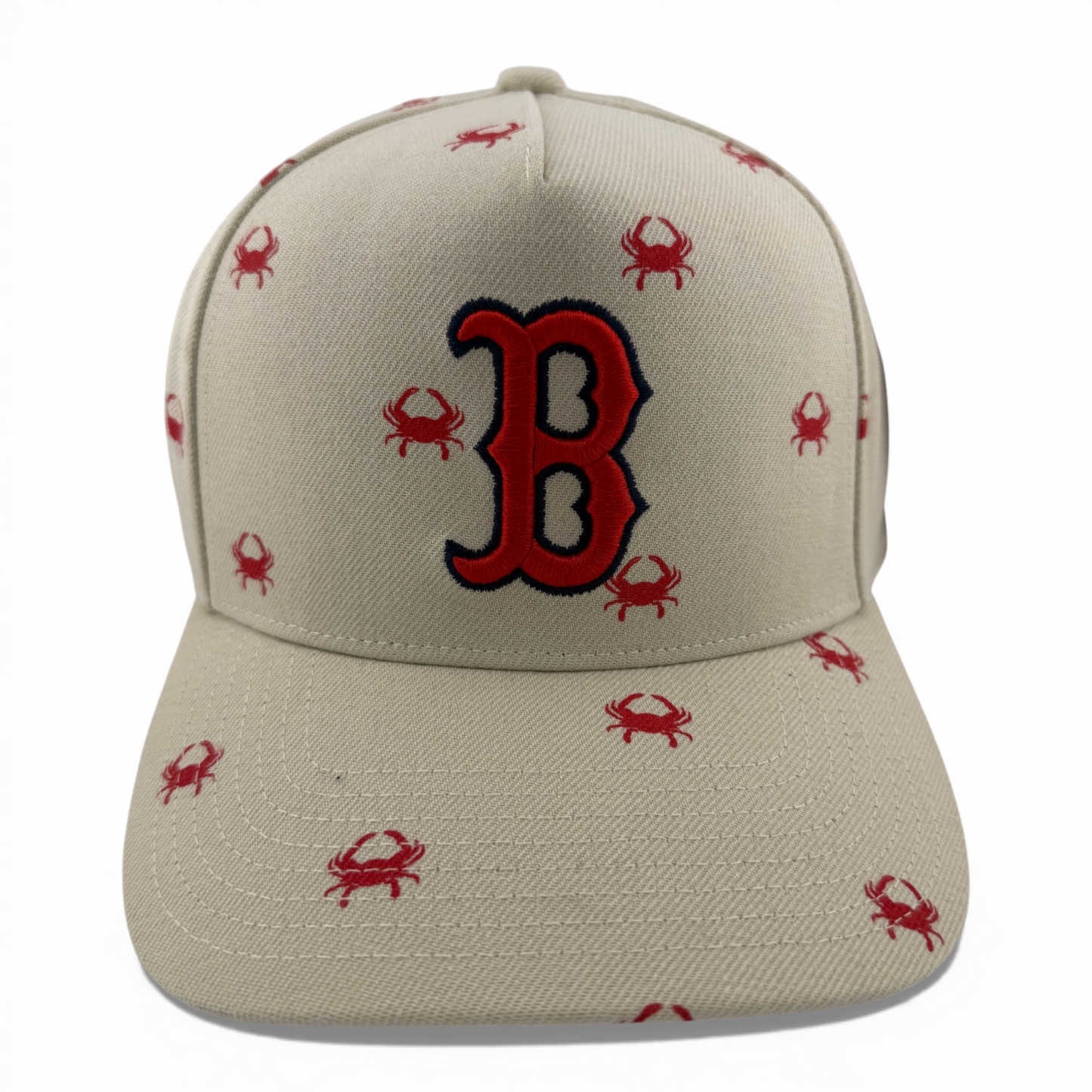 Mitchell & Ness Boston Red Sox Crab A-Frame Pro Pinch Fit Snapback Adjustable