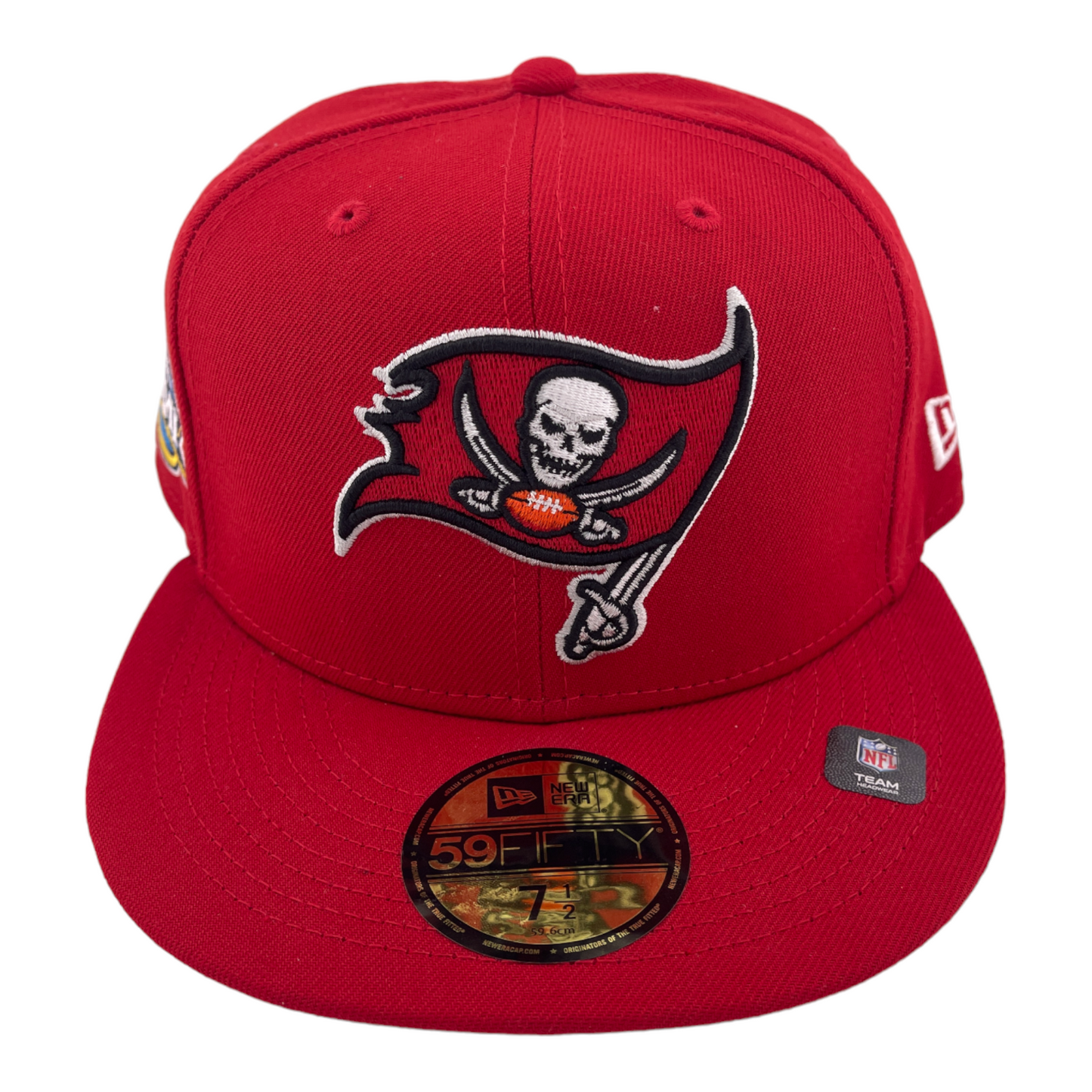 New Era Tampa Bay Buccaneers Super Bowl XXXVII Side Patch Red 59FIFTY Fitted Hat Cap