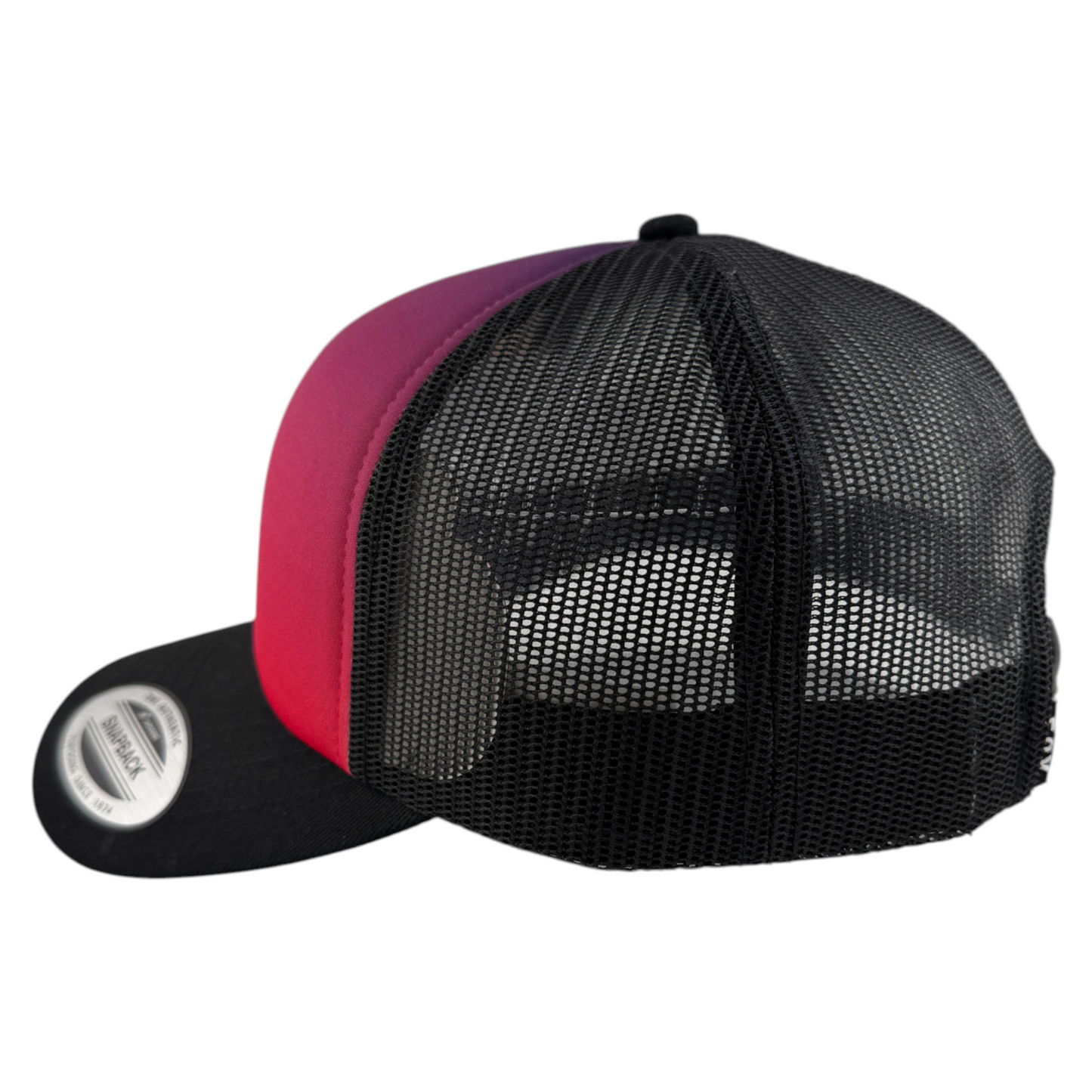 Fox Racing Elevated Pink/Purple Fade Foam Mesh Trucker Women's Snapback Hat Cap