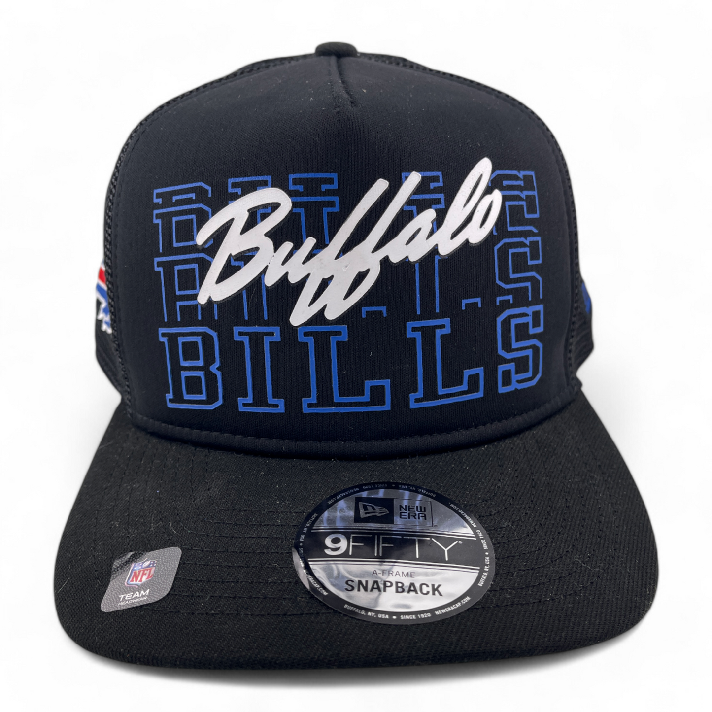 New Era Buffalo Bills NFL Instant Replay 9FIFTY Foam Trucker A-Frame Snapback