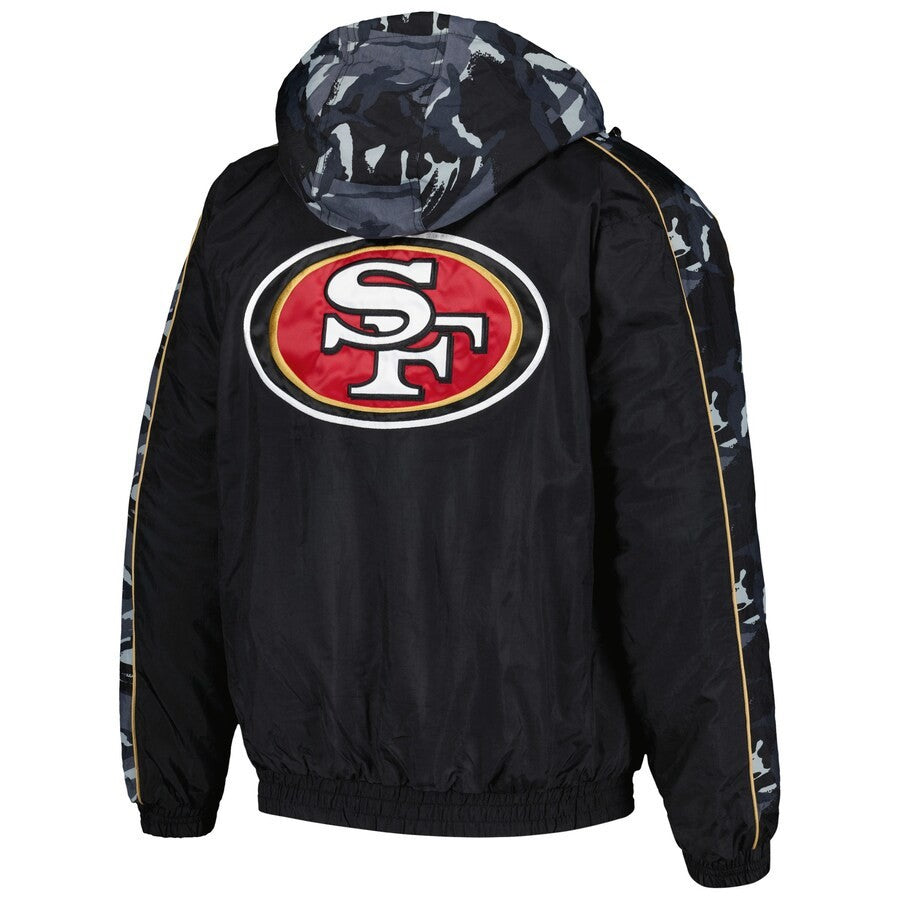 Starter San Francisco 49ers NFL Thursday Night Full-Zip Hooded Jacket Mens Large