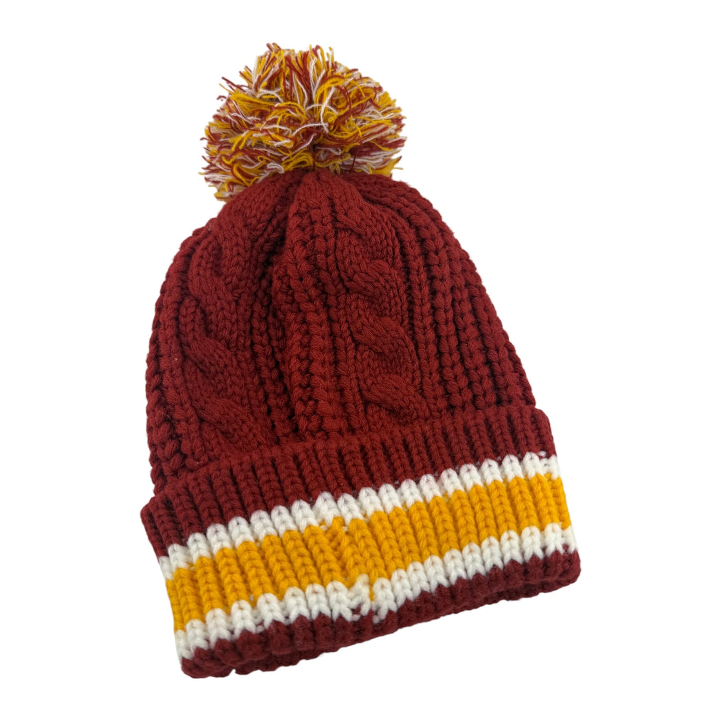 '47 Brand Iowa State University Cyclones NCAA Women's Pom Pom Knit Cuffed Beanie