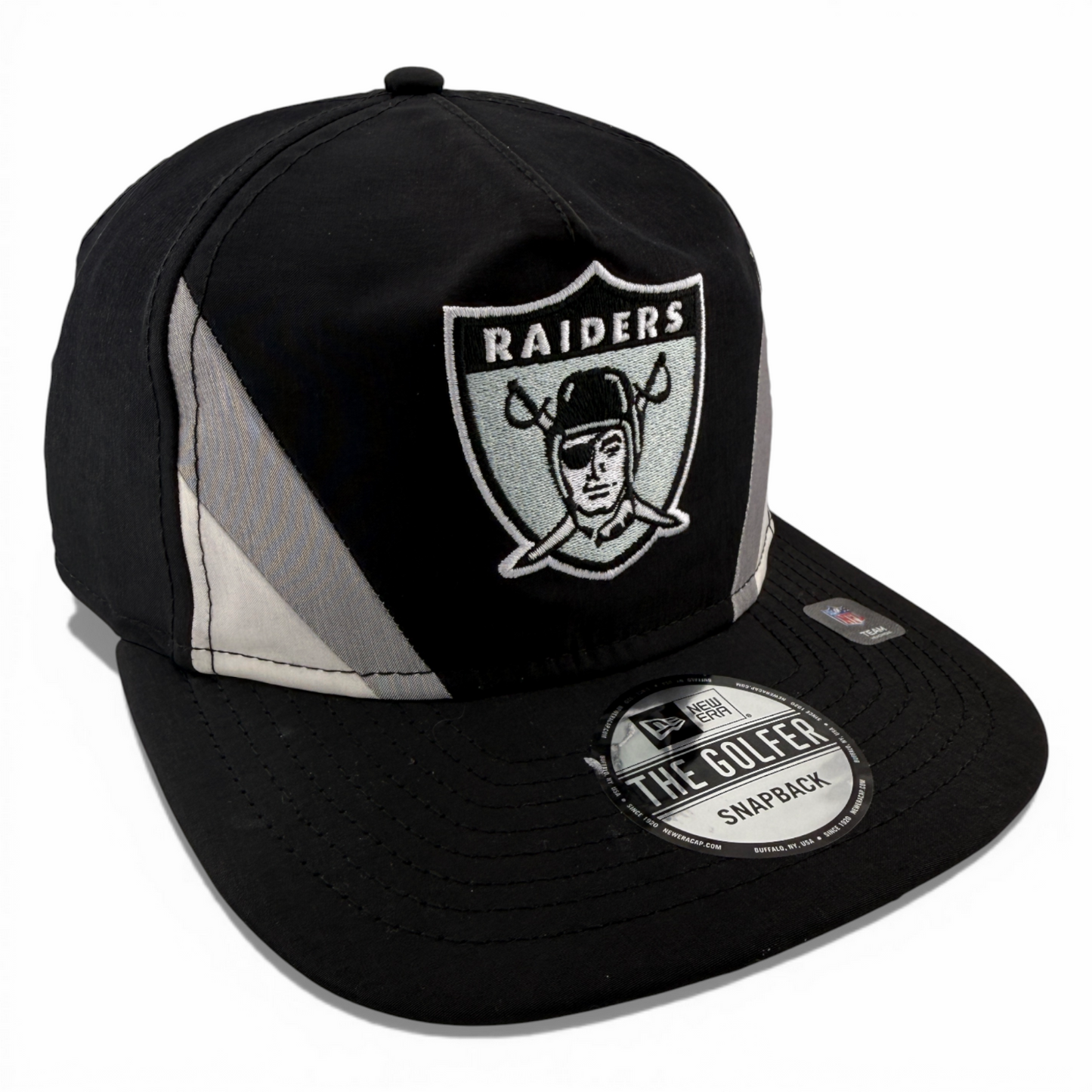 New Era Las Vegas Raiders Retro Nylon Rope Golfer A-Frame Snapback Adjustable
