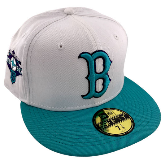 New Era Boston Red Sox MLB 1967 World Series Patch Teal 59Fifty Fitted Hat Cap