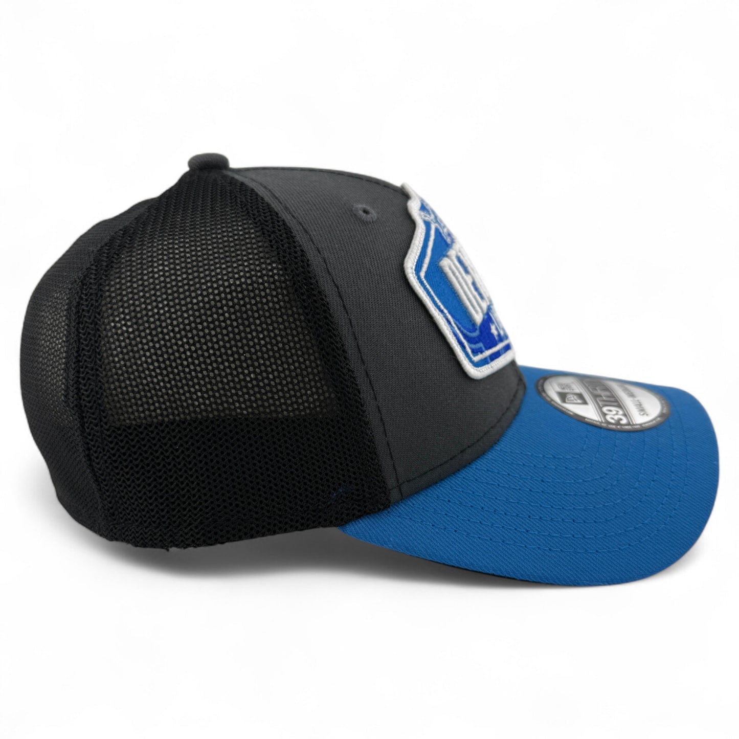 New Era Detroit Lions NFL 2021 Draft Pack Mesh Back 39Thirty Flex Fit Hat Cap