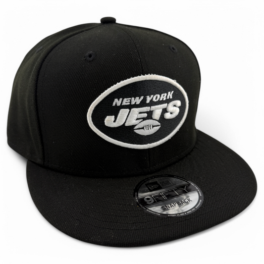 New Era New York Giants NFL Black/White Logo 9Fifty Snapback Adjustable Hat Cap