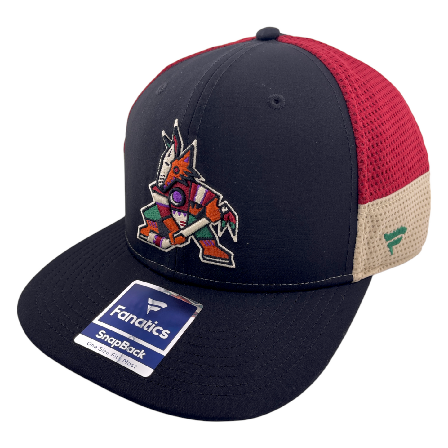 Fanatics Arizona Coyotes NHL Hockey Kachina Logo Snapback Adjustable Hat Cap