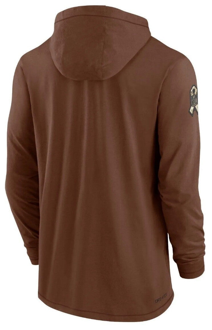 Nike Tampa Bay Buccaneers NFL 2023 Salute To Service Long Sleeve Hooded Shirt S