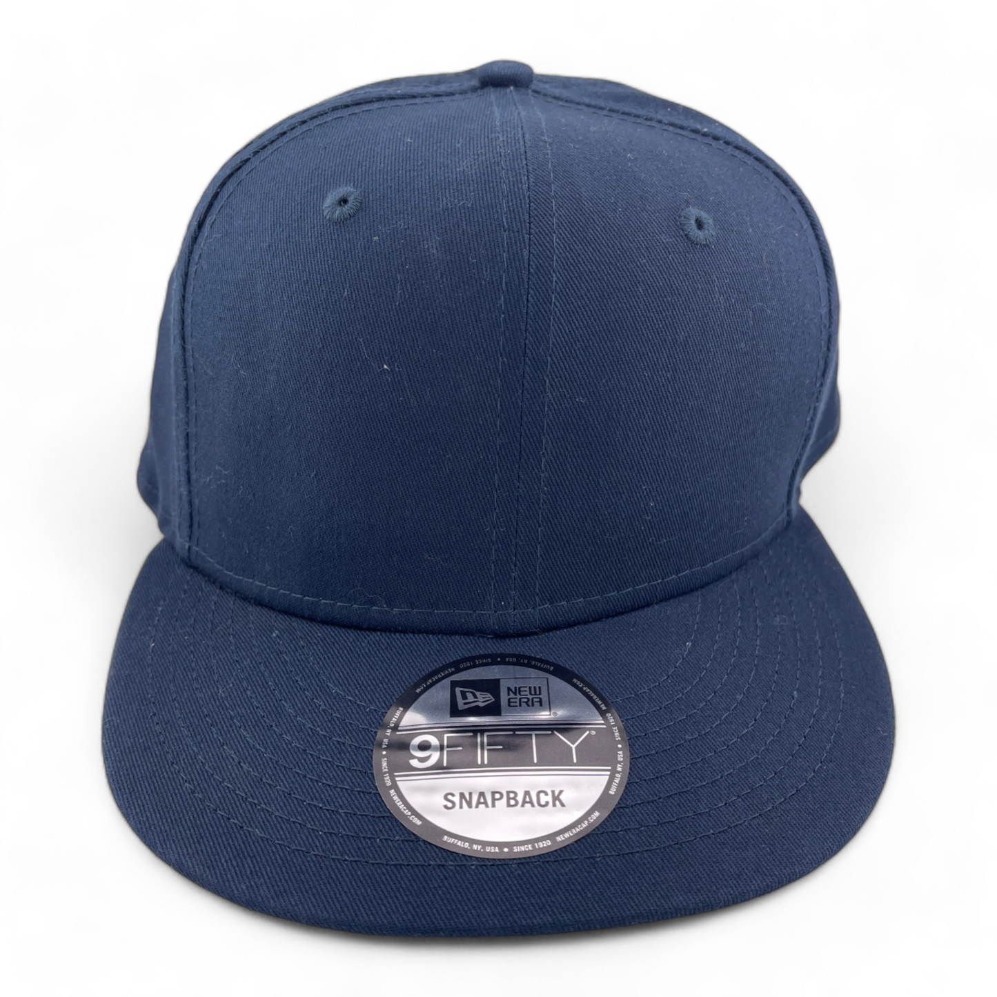 New Era Blank for Customs All Navy Blue 9Fifty Adjustable Snapback Adult Hat Cap