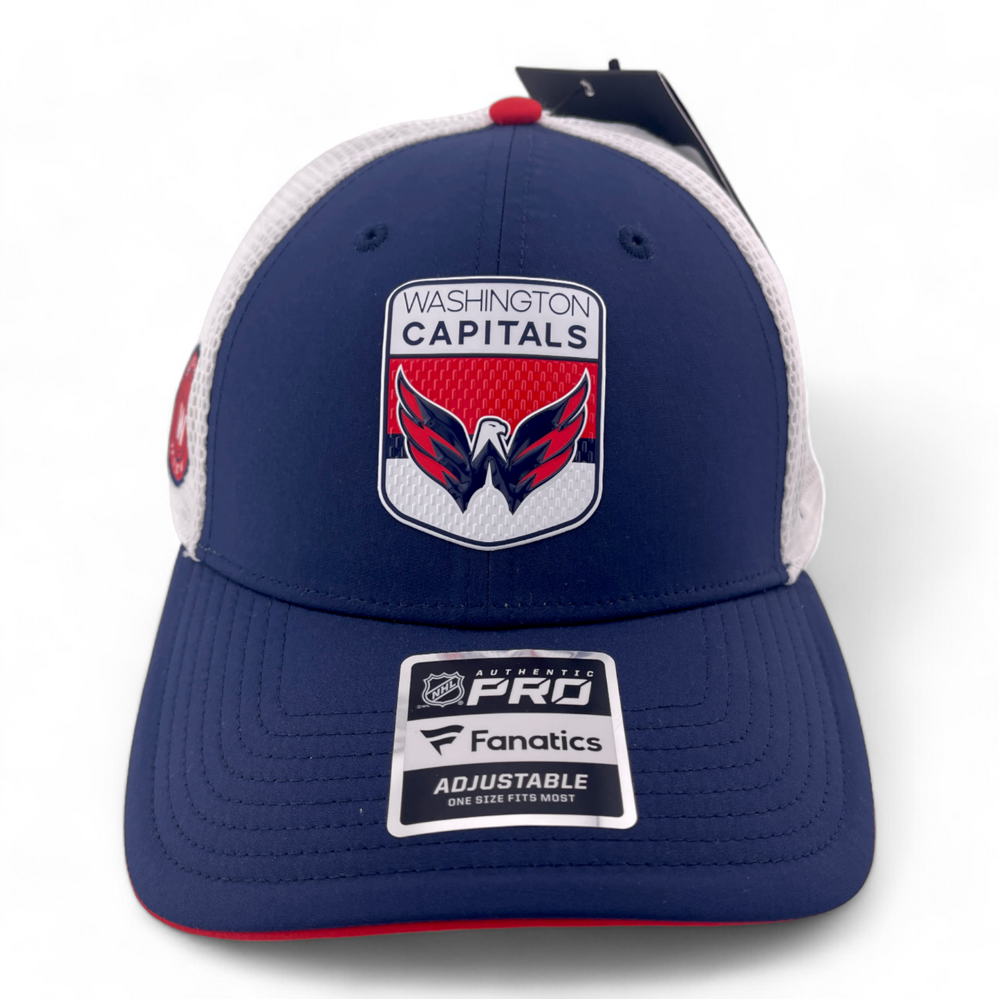 Fanatics Washington Capitals NHL Authentic Pro Mesh Snapback Adjustable Hat Cap