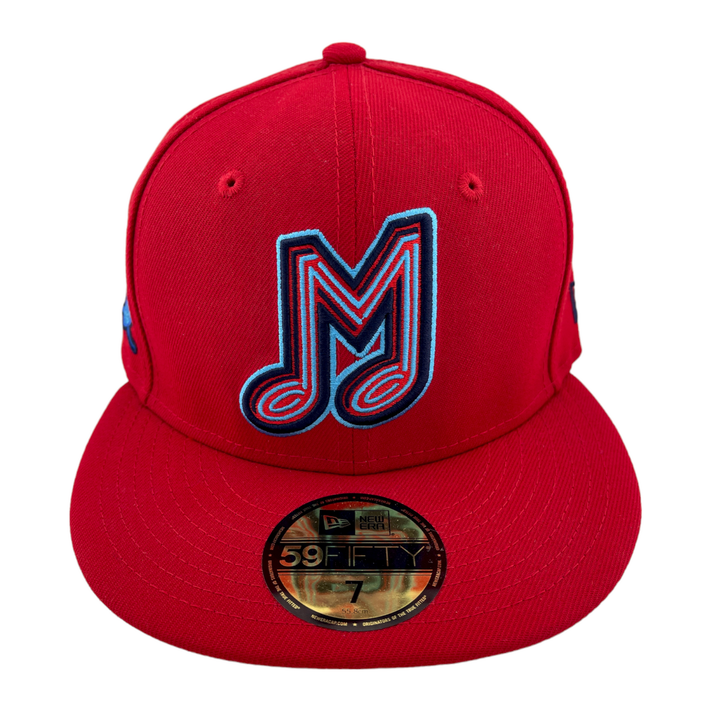 New Era Memphis Redbirds MiLB 2023 Fathers Day Side Patch 59Fifty Fitted Hat Cap