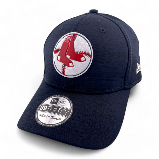 New Era Boston Red Sox MLB 2023 Clubhouse Navy Blue 39Thirty Stretch Fit Hat Cap