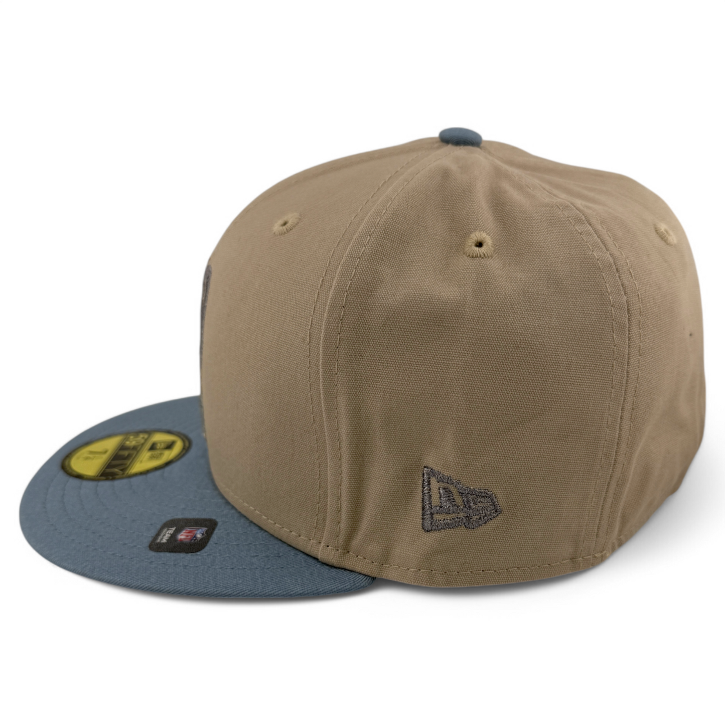 New Era Houston Oilers NFL Originals Brush Twill Tan 59Fifty Fitted Hat Cap