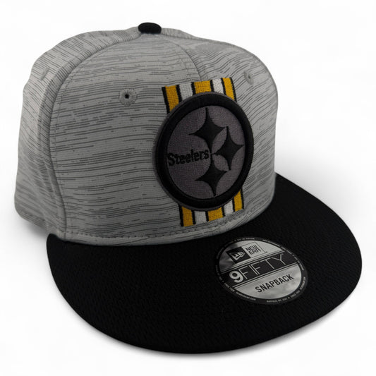 New Era Pittsburgh Steelers NFL 21 Training Camp 9FIFTY Snapback Adjustable Hat